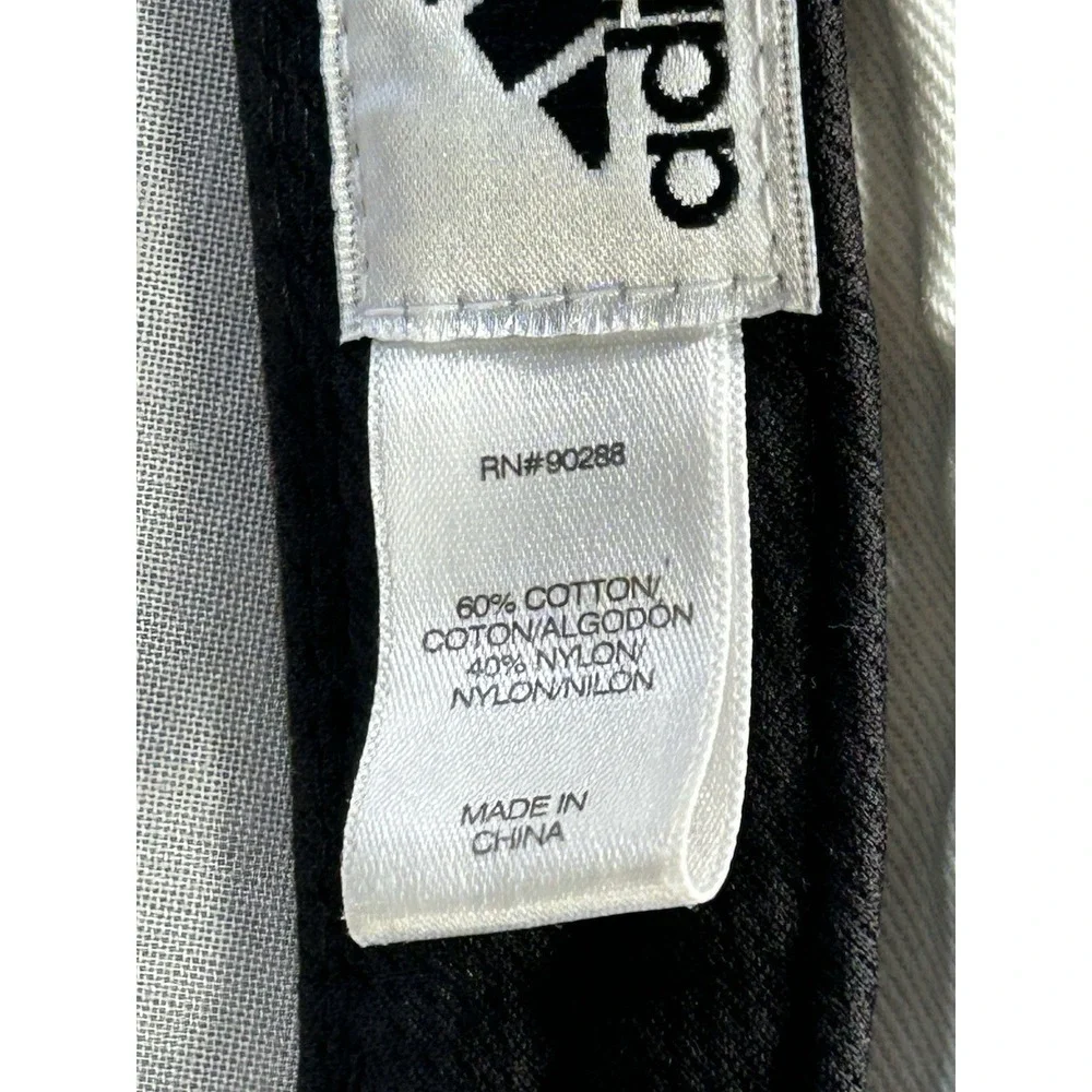 Adidas‎ Climalite Visor beige with brown plaid adjustable hook and loop